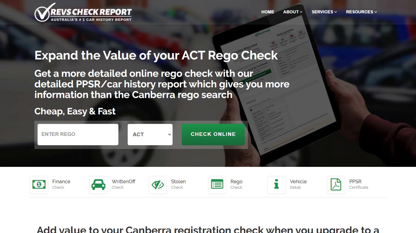 ACT Rego Check — Canberra Registration Check