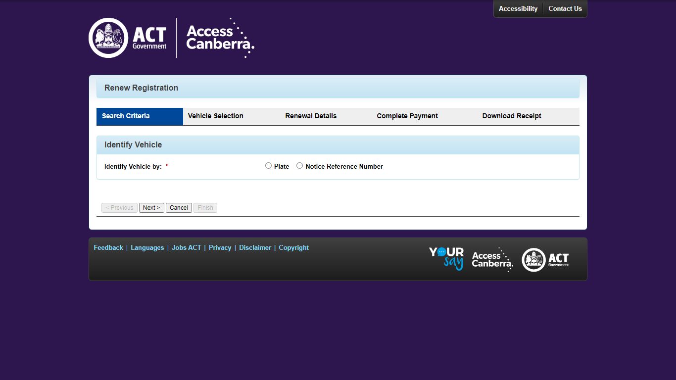 ACT Rego Transaction